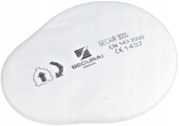 MASKA ZESTAW SECURA 3100 DUST przeciwpyłowa pył P3
