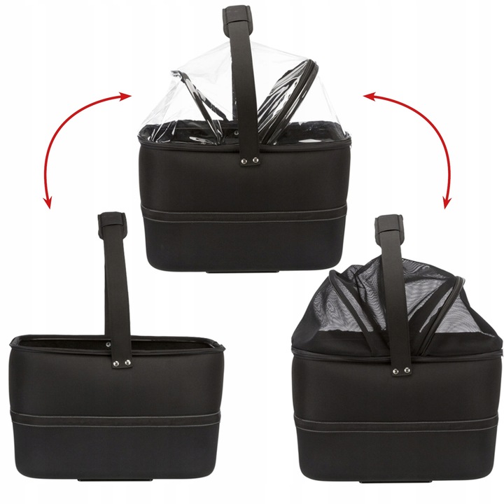 TRANSPORTER Kosz dla Psa Kota na Rower Kierownicę TORBA +STELAŻ TRIXIE 1szt