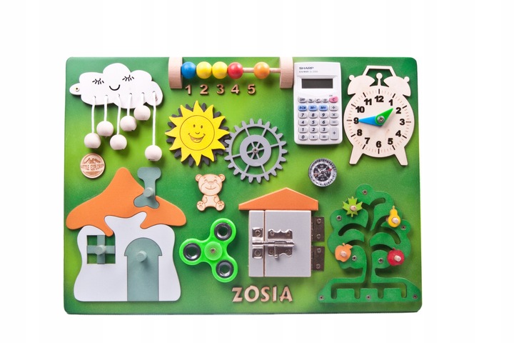 Tablica manipulacyjna sensoryczna Montessori