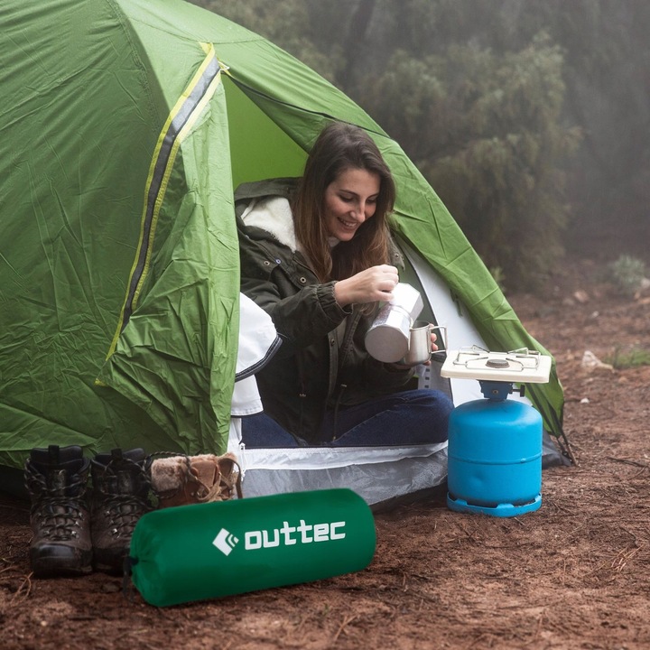 MATA SAMOPOMPUJĄCA KARIMATA DMUCHANA TREKKINGOWA 180X53CM OUTTEC