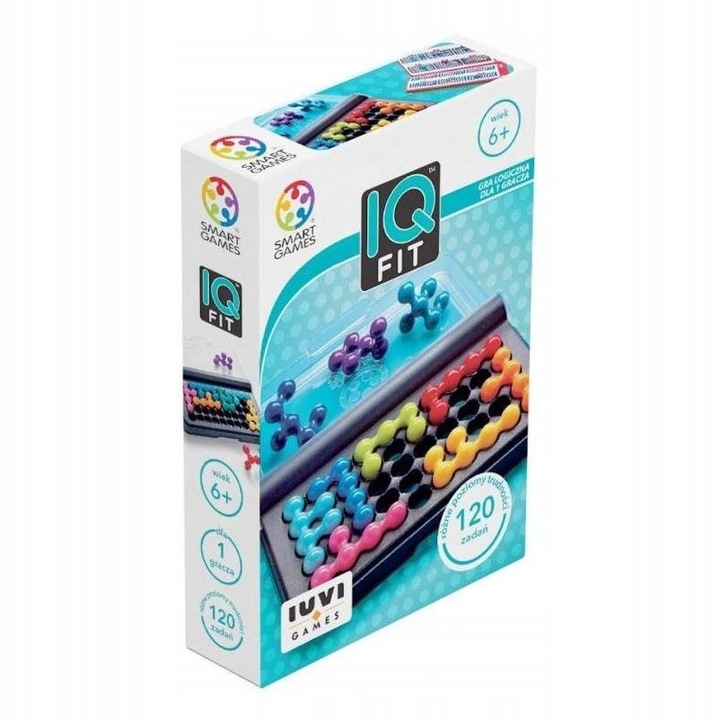 ZESTAW 4x SMART GAMES IQ FIT, TWIST, PUZZLER, SIX