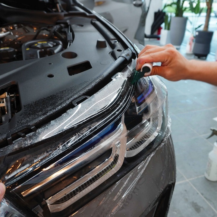 Folia Ochronna PPF Ultrashield Gloss Bezbarwna Do Lamp Zderzaków 50x100cm