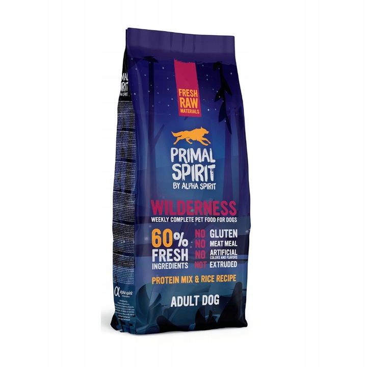 Primal Spirit 60% Wilderness 12 kg
