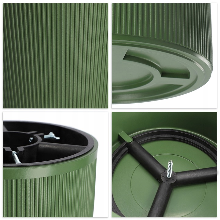 STOJAK POD CHOINKĘ CHOINKI POJEMNIK CHOINKOWY 5 L NA DRZEWKO 1,5 m ZIELONY