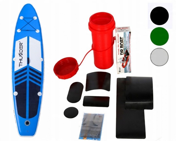 Zestaw Naprawczy Ponton Klej Łaty Deska SUP BASEN SKLARNIA z poliwęglanu