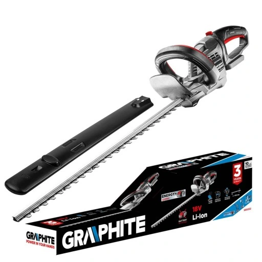 GRAPHITE NOŻYCE DO ŻYWOPŁOTU 18V 510mm SEKATOR DO KRZEWÓW Energy 18V 58G032