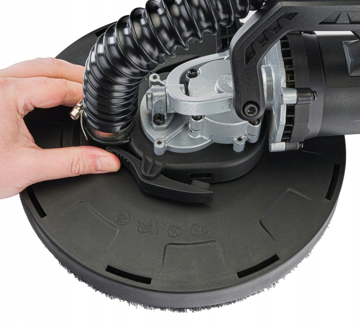 Szlifierka Do Gładzi GIPSU Tynku Żyrafa LED z Wysięgnikiem Bezpyłowa 2 Pady