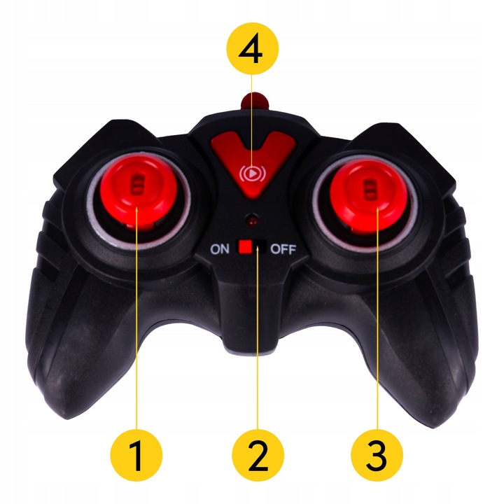 SAMOCHÓD TWISTER 360 ZDALNIE STEROWANY AKROBATA KASKADER AUTO LED PILOT RC