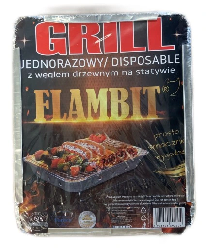 Grill węglowy Pol-Drew 30 x 20 cm