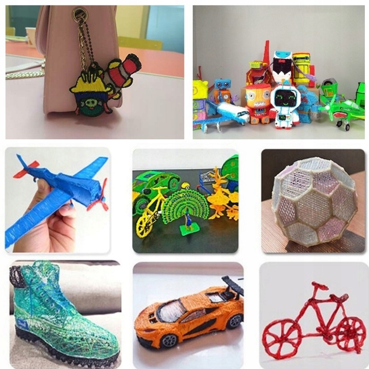 ZESTAW DŁUGOPIS 3D DRUKARKA 110 METRÓW WKŁADU + ZESZYT + FORMA GRATIS