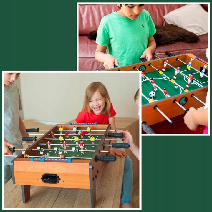 PIŁKARZYKI STOŁOWE PIŁKA NOŻNA STÓŁ DO PIŁKARZYKÓW 18 ZAWODNIKÓW