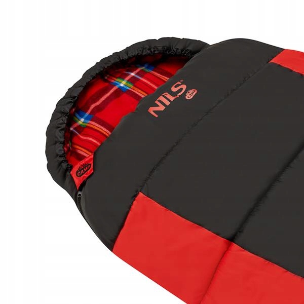 ŚPIWÓR z bawełnianym wypełnieniem ZIMOWY Gruby z kapturem 190cm -12 stopni