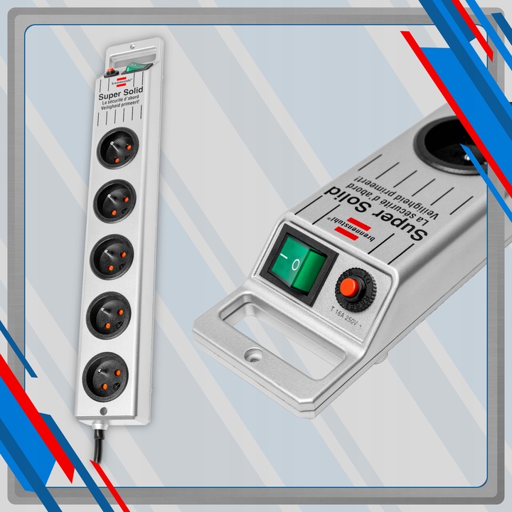 Listwa Zasilająca przedłużacz 5G Brennenstuhl 2,5m z wyłącznikiem