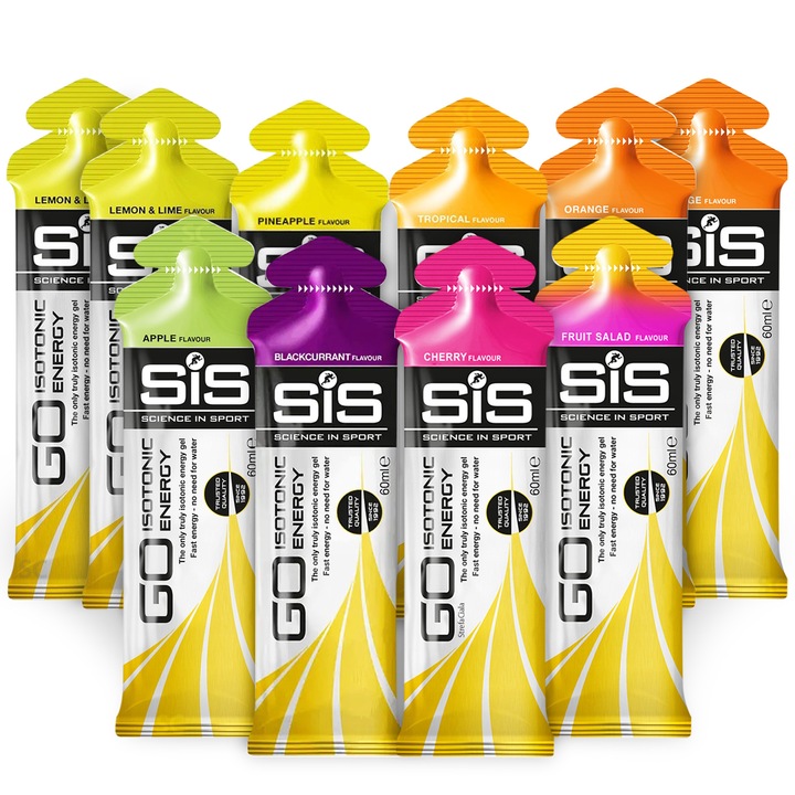 SIS ŻELE ENERGETYCZNE MIX SMAKÓW 10 x 60ml VARIETY