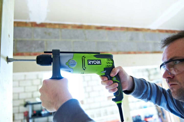 RYOBI ELEKTRYCZNA DWUBIEGOWA WIERTARKA UDAROWA 1200W RPD1200K + WALIZKA