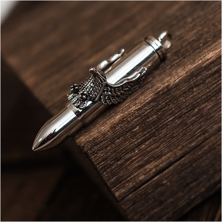 Wisiorek męski stal chirurgiczna 316L SEKRETNIK orzeł zawieszka BLINGART