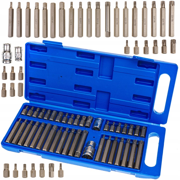 ZESTAW BITÓW KOŃCÓWKI BITY KLUCZE KOŃCÓWKI KLUCZ IMBUS HEX TORX SPLINE 40EL