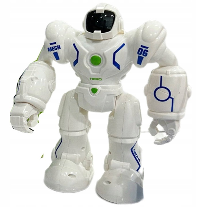DUŻY ROBOT ROBOHERO Zdalnie Sterowny Świeci Chodzi USB PILOT Akumulator