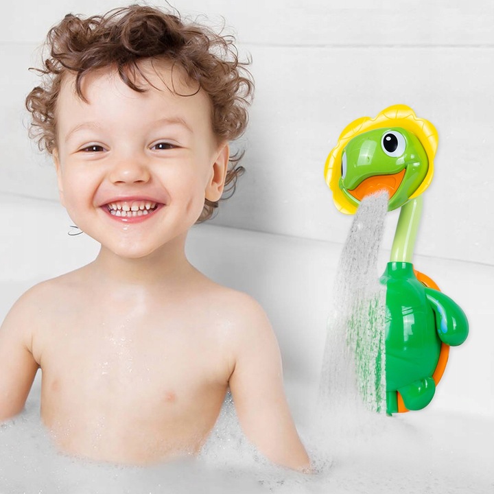 PRYSZNIC FONTANNA ŻÓŁW ŻÓŁWIK DO KĄPIELI DO WANNY DO WODY DLA DZIECI