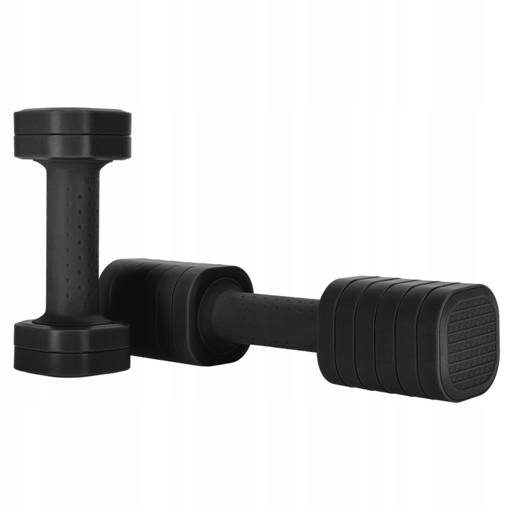 HANTELKI HANTLE CIĘŻARKI REWGULOWANE 4w1 ZESTAW DO ĆWICZEŃ FITNESS 2x2,27kg