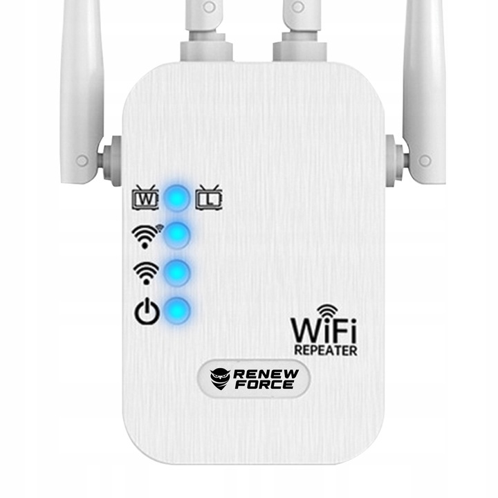 WZMACNIACZ Sygnału WiFi Sieci 5ghz MOCNY 1200Mb/s Zasięg WiFi REPEATER 4w1