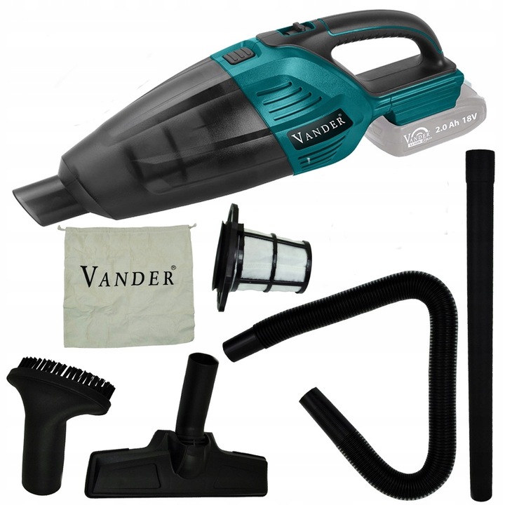Odkurzacz samochodowy akumulatorowy 18V VANDER