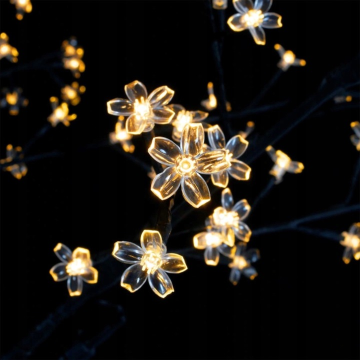 DRZEWKO ŚWIECĄCE 220 CM ŚWIĄTECZNE LAMPKI LED