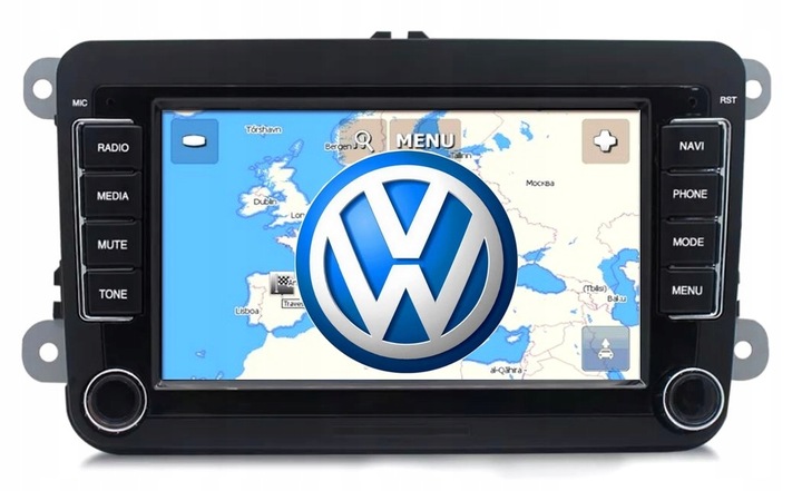 RADIO 2DIN NAWIGACJA GPS VW PASSAT GOLF SUPERB TOURAN TIGUAN CADDY ANDROID
