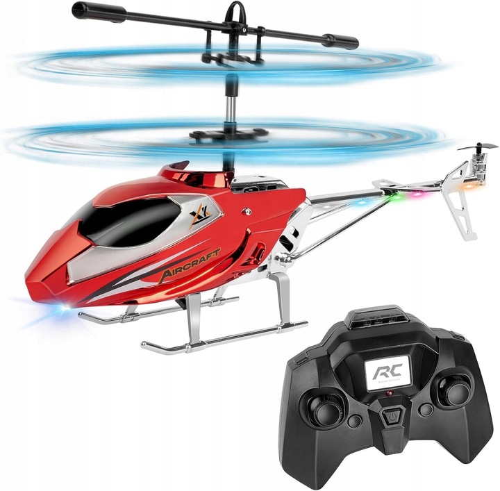 HELIKOPTER ZDALNIE STEROWANY RC SAMOLOT NA PILOT LED USB ŚMIGŁOWIEC 2.4G