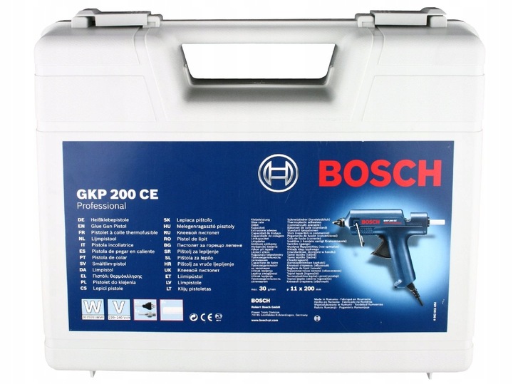 PISTOLET DO KLEJU GKP 200 CE BOSCH + KLEJ WALIZKA