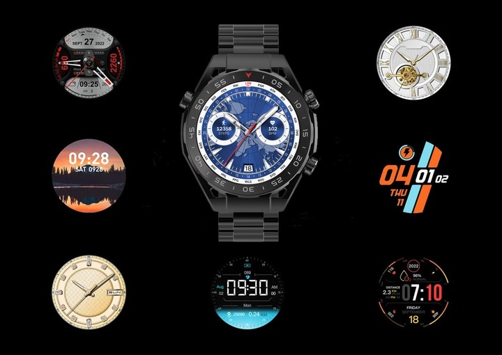 Zegarek męski SMARTWATCH GRAVITY odbieranie połączeń 1.39" wielofunkcyjny