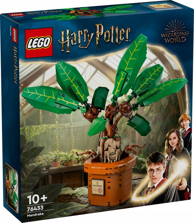 LEGO Harry Potter 76433 Mandragora Model Wrzeszczącej Rośliny w Doniczce
