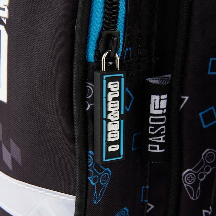 TORNISTER SZKOLNY ZESTAW 5-elem. dla chłopca GRACZA PADY GRY GAME PASO