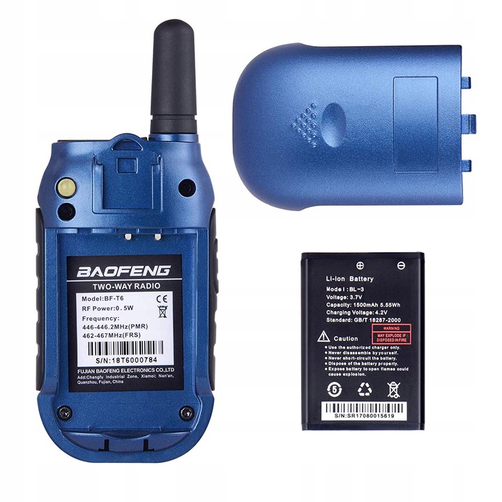 WALKIE TALKIE DLA DZIECI KRÓTKOFALÓWKA ŁOKI TOKI