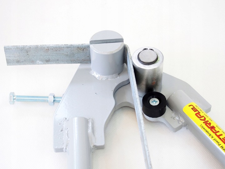 Giętarka do haków rynnowych bednarki prętów. Rowek 6x36mm