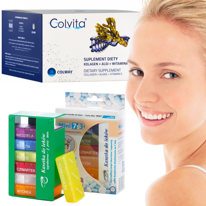 Colvita COLWAY 120 Kaps - Kolagen Na Skórę Stawy Włosy Paznokcie + GRATIS