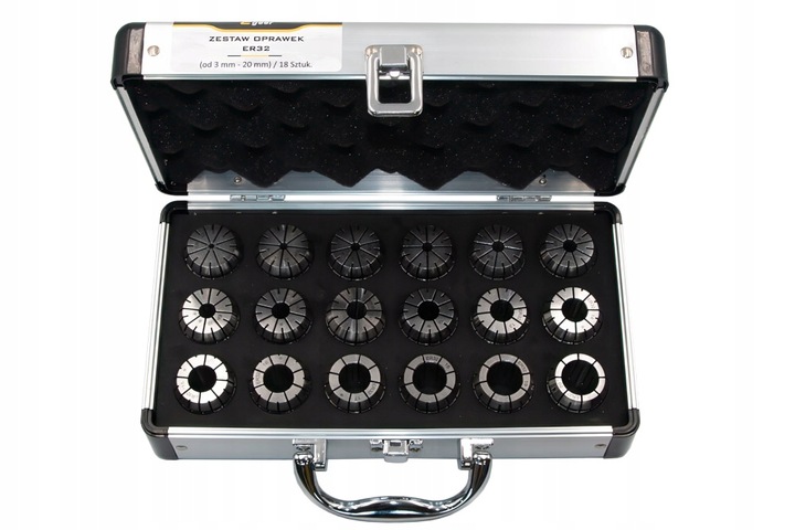 Zestaw tulejek zaciskowych ER32 (3-20 mm)