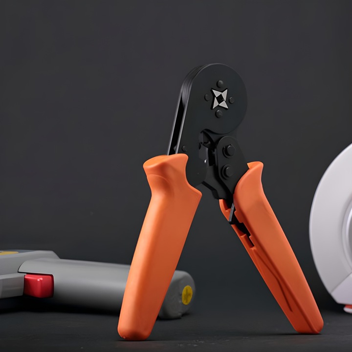 ZACISKARKA KONEKTORÓW KOŃCÓWEK 0,25-10 ŚCIĄGACZ IZOLACJI + 600 szt. TULEJEK