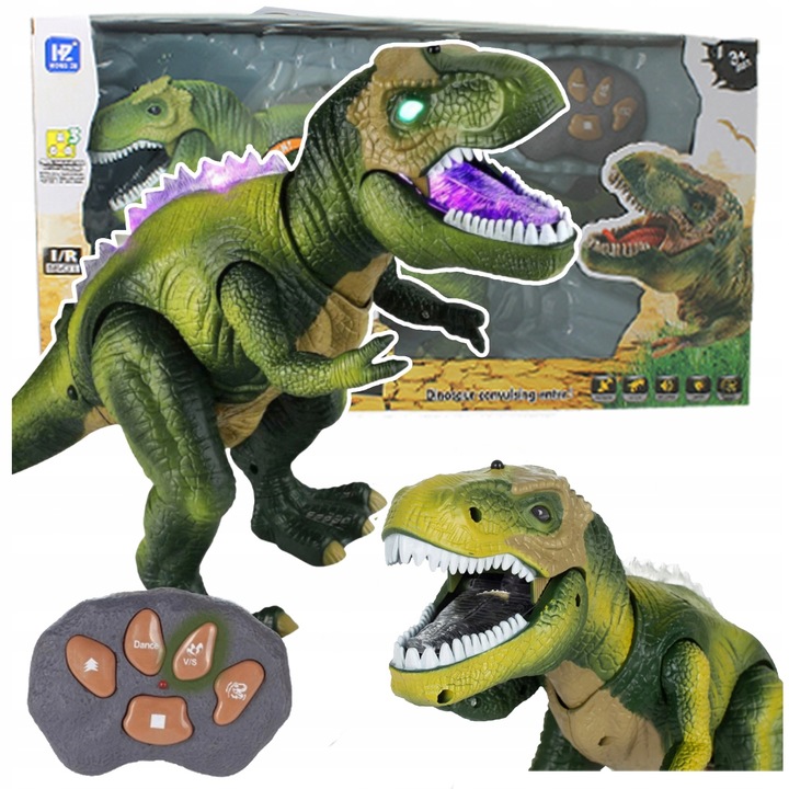 MEGA OGROMNY INTERAKTYWNY DINOZAUR T-REX ZDALNIE STEROWANY CHODZI RYCZY XXL