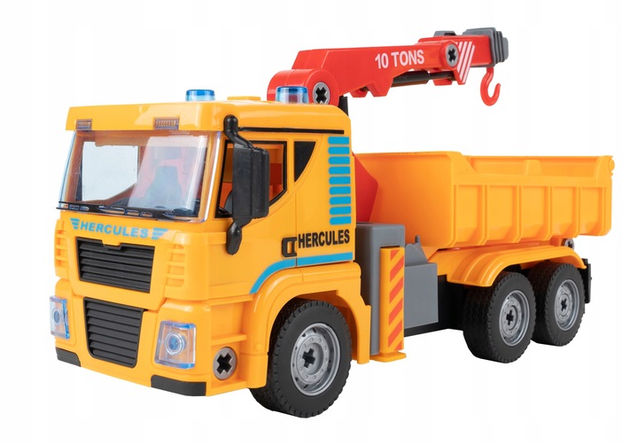 DZWIG AUTO DO SKRĘCANIA MONTAŻU MAŁY MAJSTERKOWICZ W WALIZCE DLA DZIECI