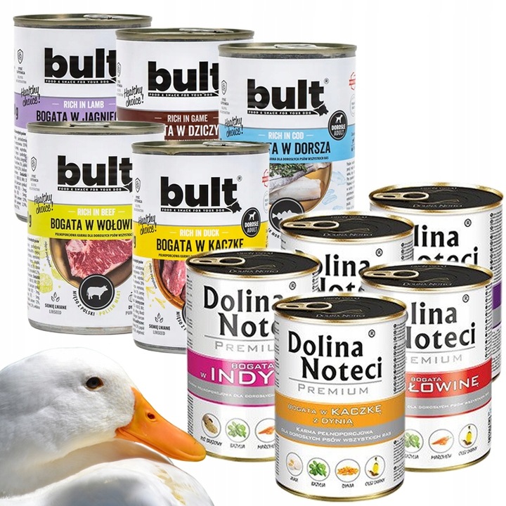 DOLINA NOTECI TUF TUF MIX SMAKÓW 10x 800g BEZ RYB I KURCZAKA