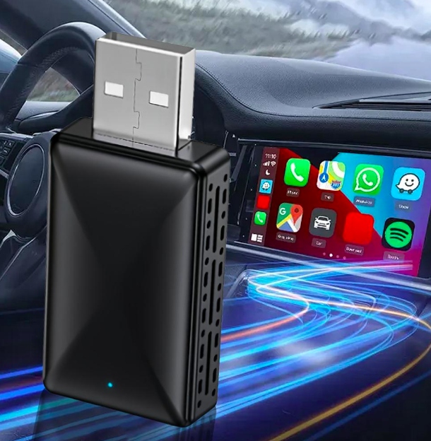 Bezprzewodowy Adapter Mini USB CarPlay do iPhone iOS ANDROID AUTO
