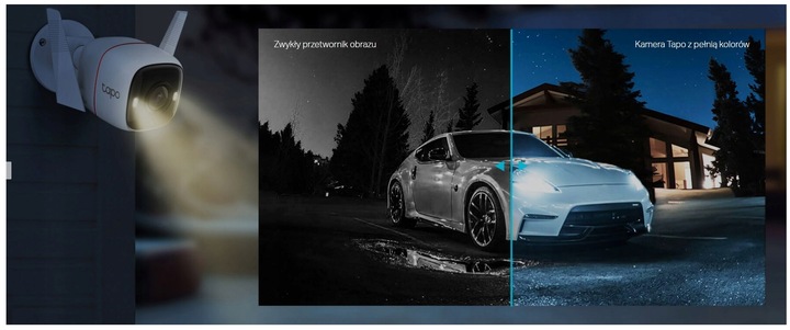 Kamera Wi-Fi do monitoringu zewnętrznego Tapo C320