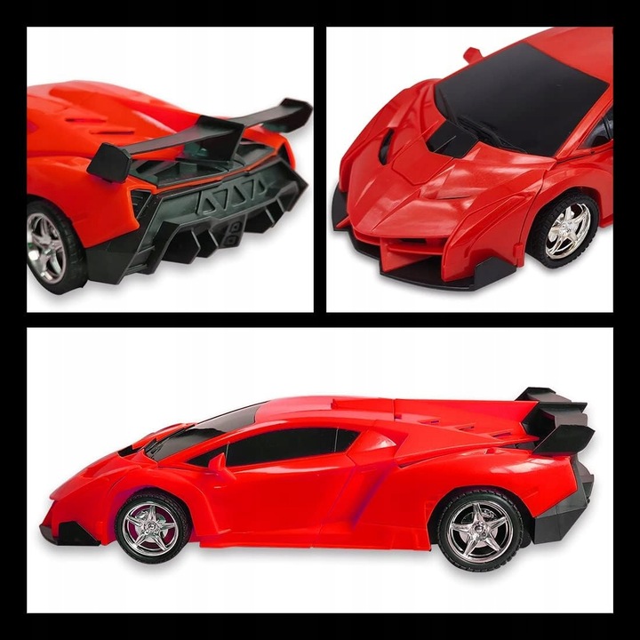 AUTO ROBOT ZDALNIE STEROWANY SAMOCHÓD RC AUOTBOT TRANSOFRMACJA 2W1 PREZENT