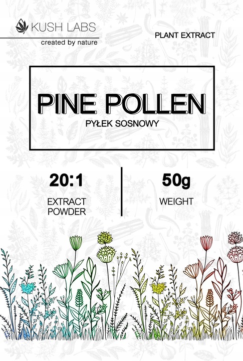 PINE POLLEN - pyłek sosnowy | EKSTRAKT 20:1 | 50G