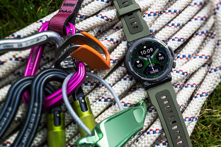 SMARTWATCH ZEGAREK MĘSKI POLSKIE MENU ROZMOWY SPORT PULS 2 PASKI AMOLED