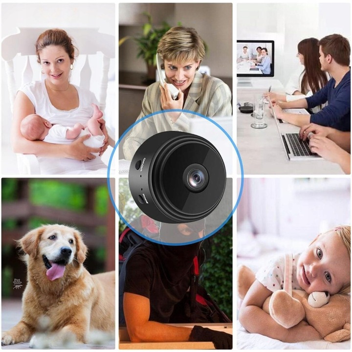 MINI KAMERA WIFI SZPIEGOWSKA IP SMART FULL HD MONITORING BEZPRZEWODOWA A9
