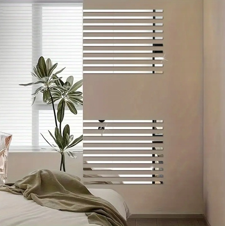 Listwa ozdobna dekoracyjna srebrna na ścianę do mebli samoprzylepna ścienna