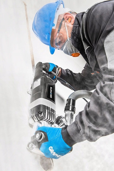 GRAPHITE BRUZDOWNICA 2400W TARCZA 150x22.2mm + OSPRZĘT 59G371 CIĘCIE 43mm