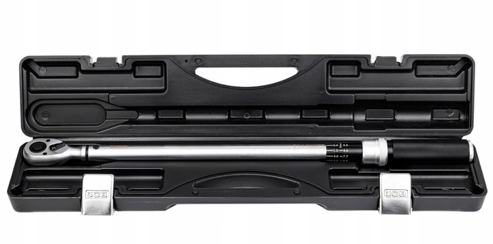 KLUCZ DYNAMOMETRYCZNY Z BLOKADĄ CERTYFIKAT KALIBRACJI ETUI 60-330NM 1/2 JCB
